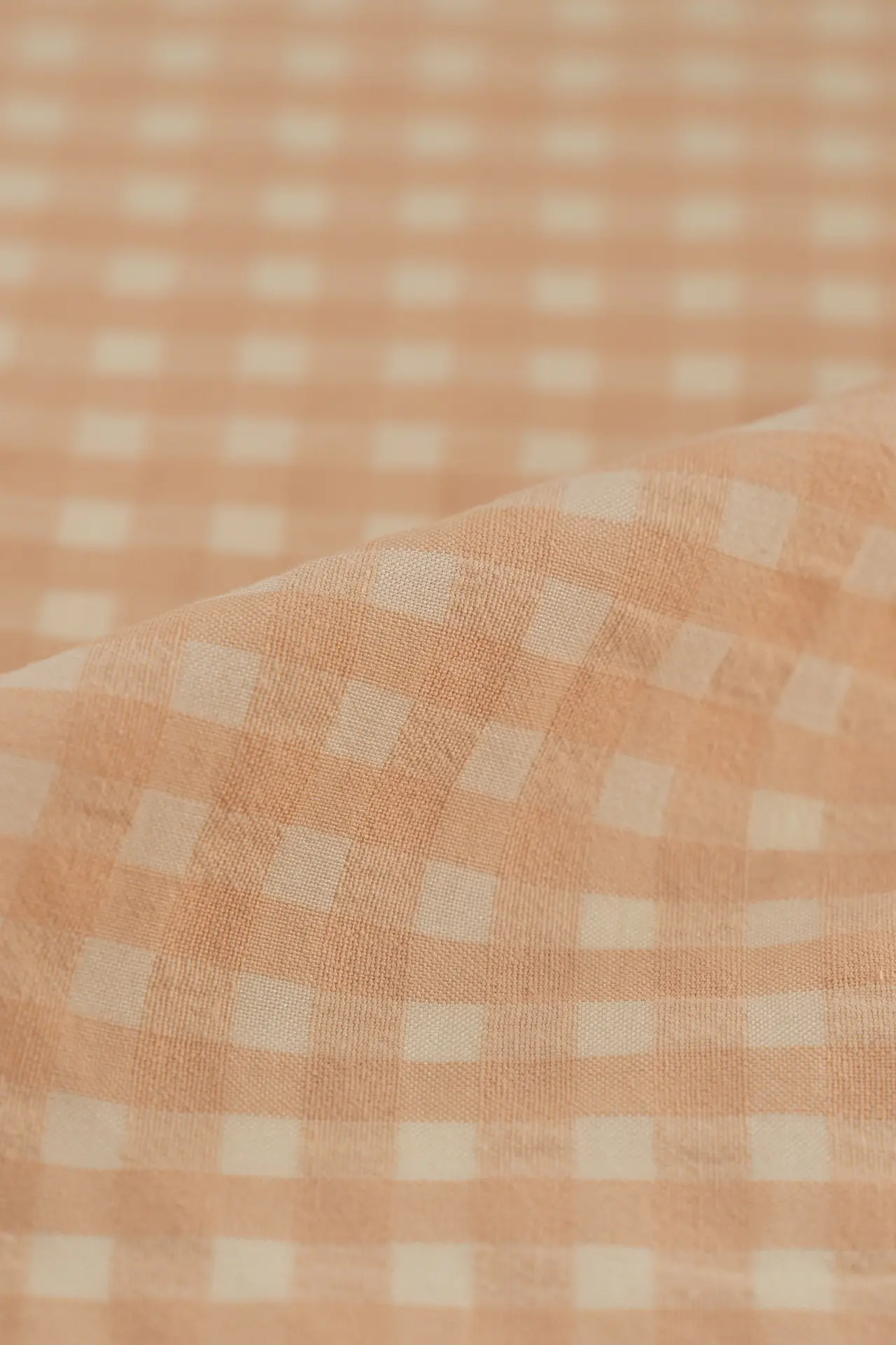 Vichy Batista algodón apricot ice - Image 2