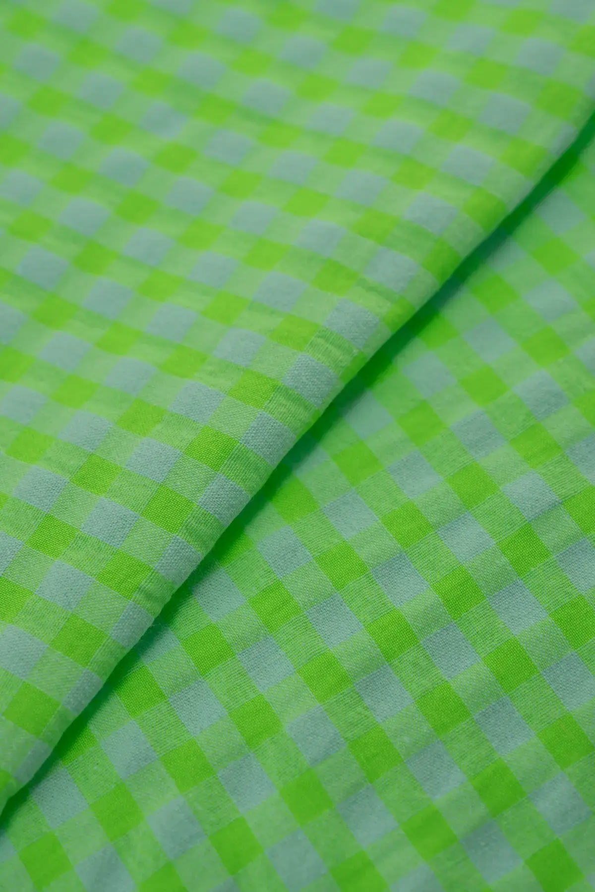 Vichy Batista algodón green flash - Image 3