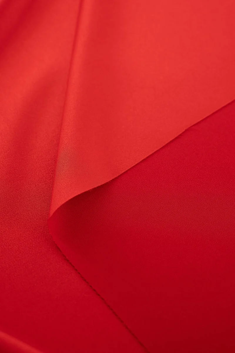 Crepé Satén Licra Rojo - Image 3