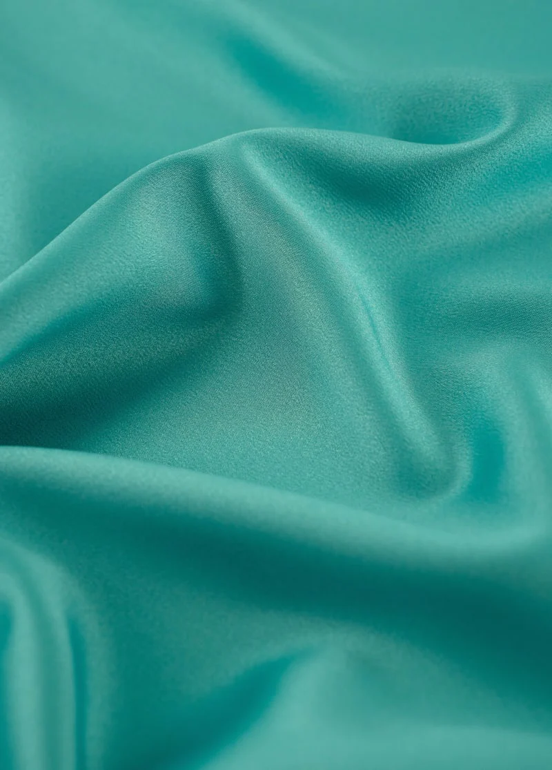 Crepé Satén Licra Verde Agua - Image 3