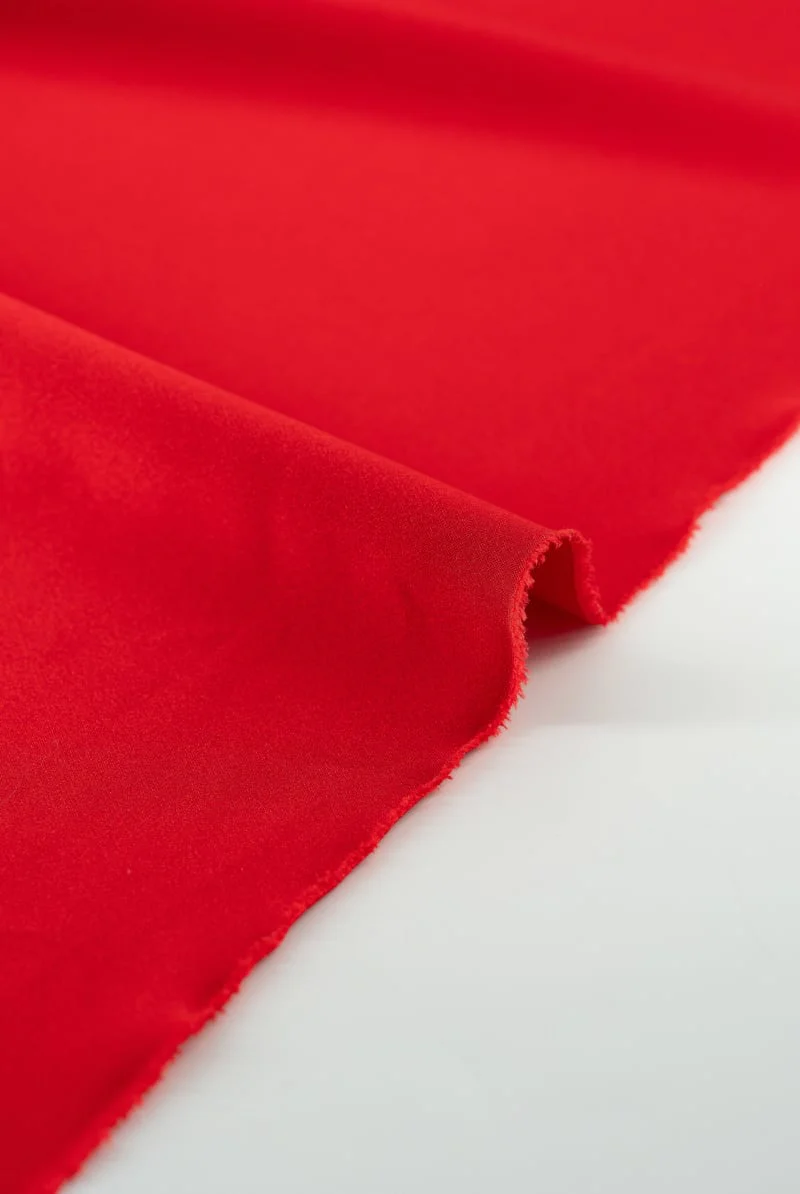 Crepé satén rojo - Image 3