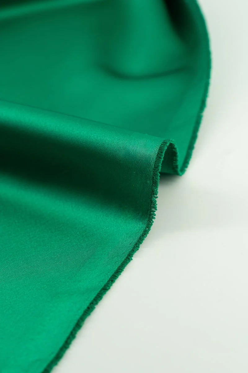 Crepé satén verde - Image 3