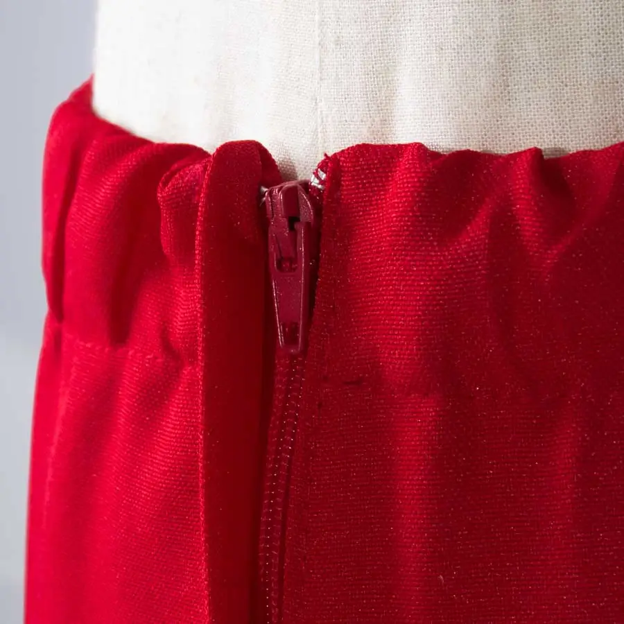 Falda Flamenca Señora Almonte Roja - Image 3
