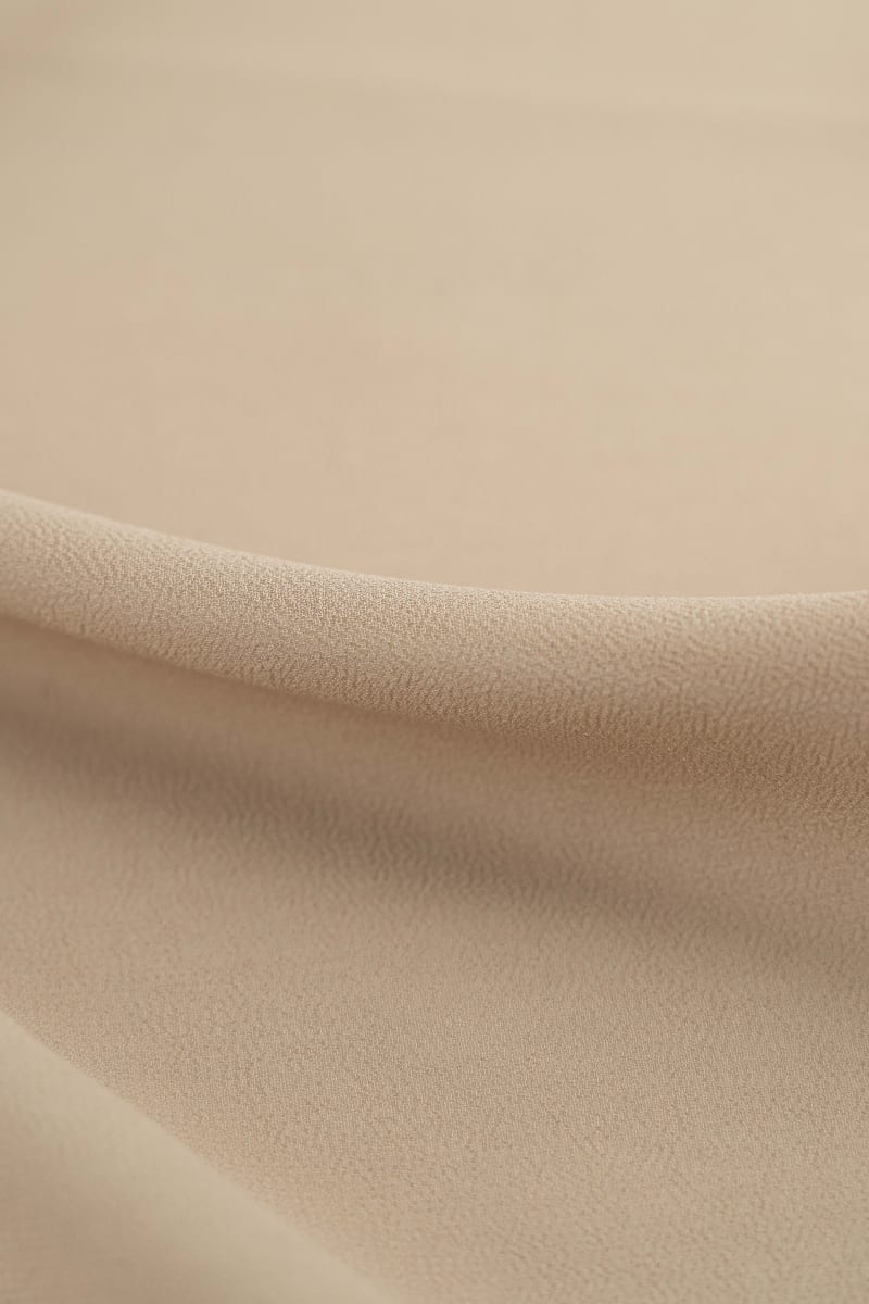 Georgette liso beige arena - Image 2