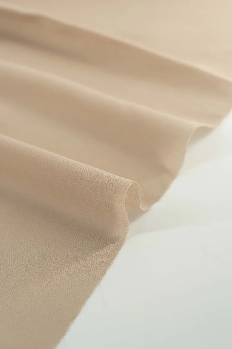 Georgette liso beige arena - Image 3