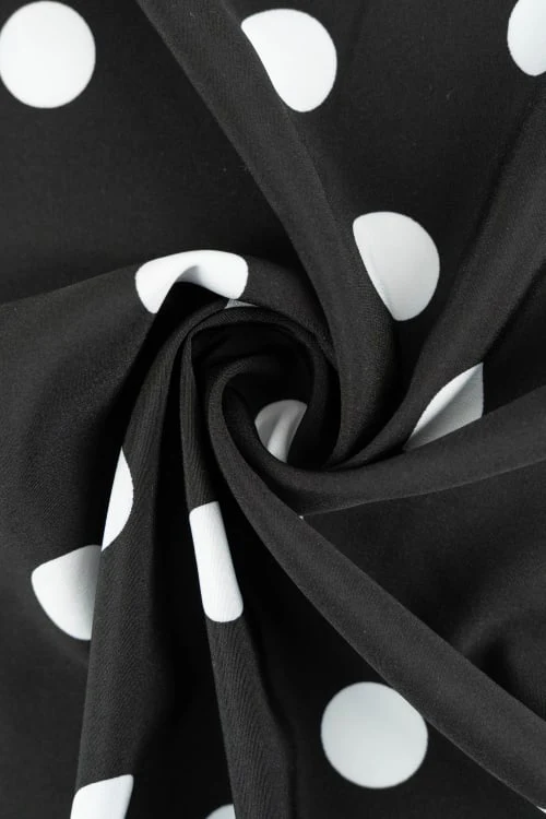 Koshibo negro con lunar blanco 2,5 cm - Image 3