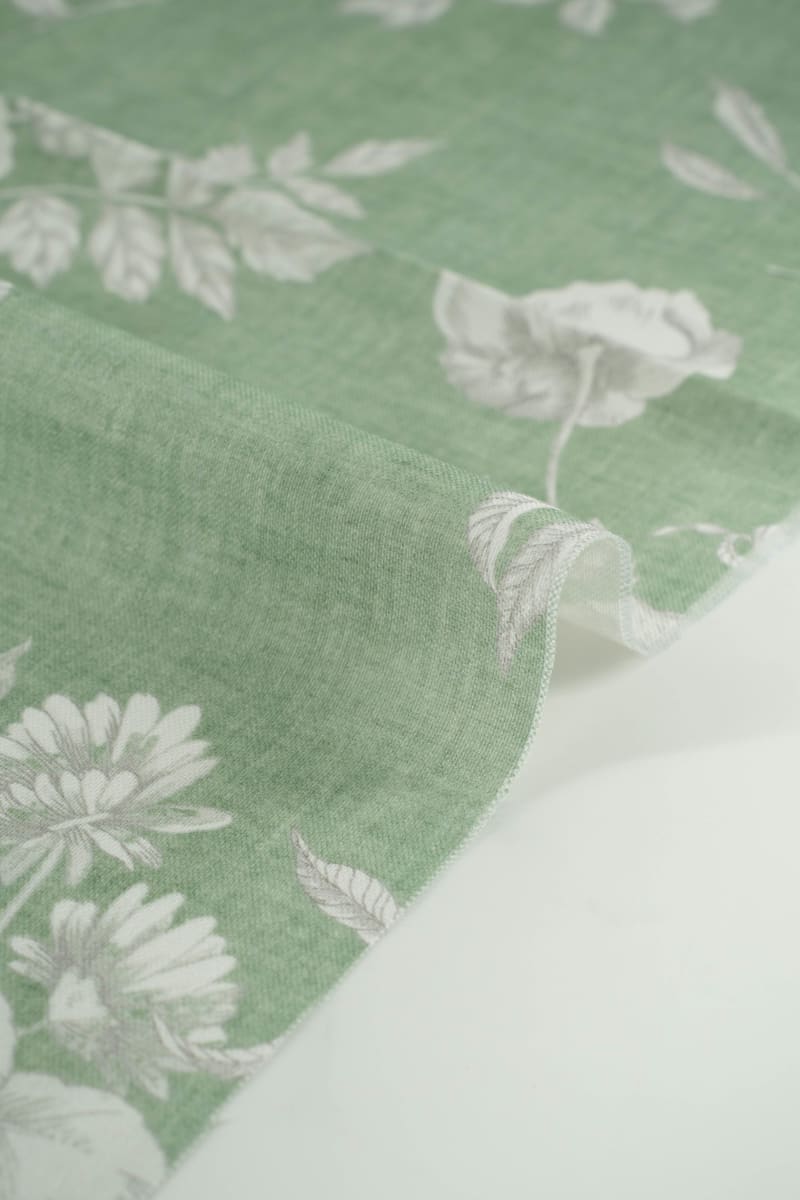Loneta Flores Verde - Image 3