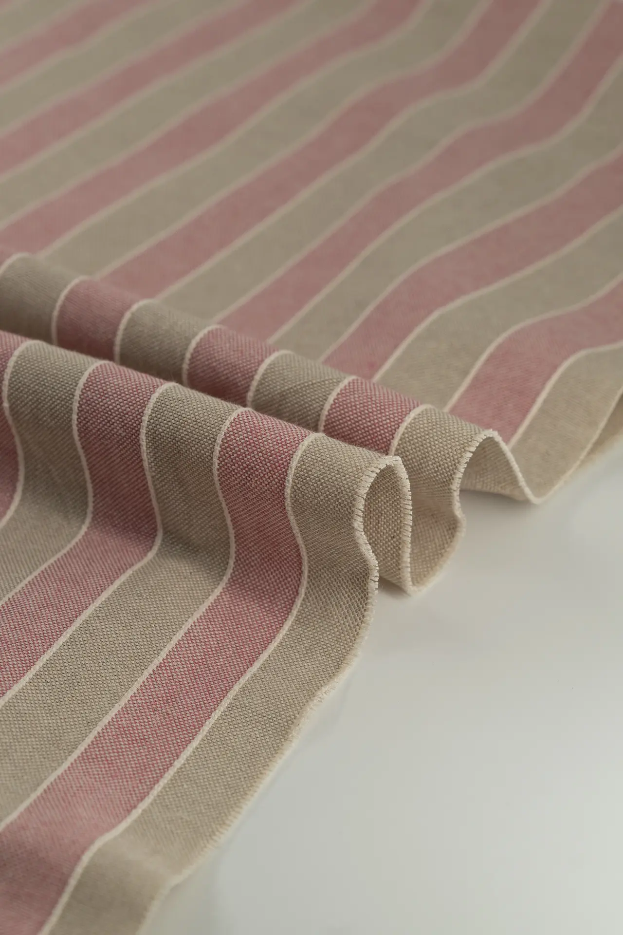 Loneta rayas media rosa - Image 3