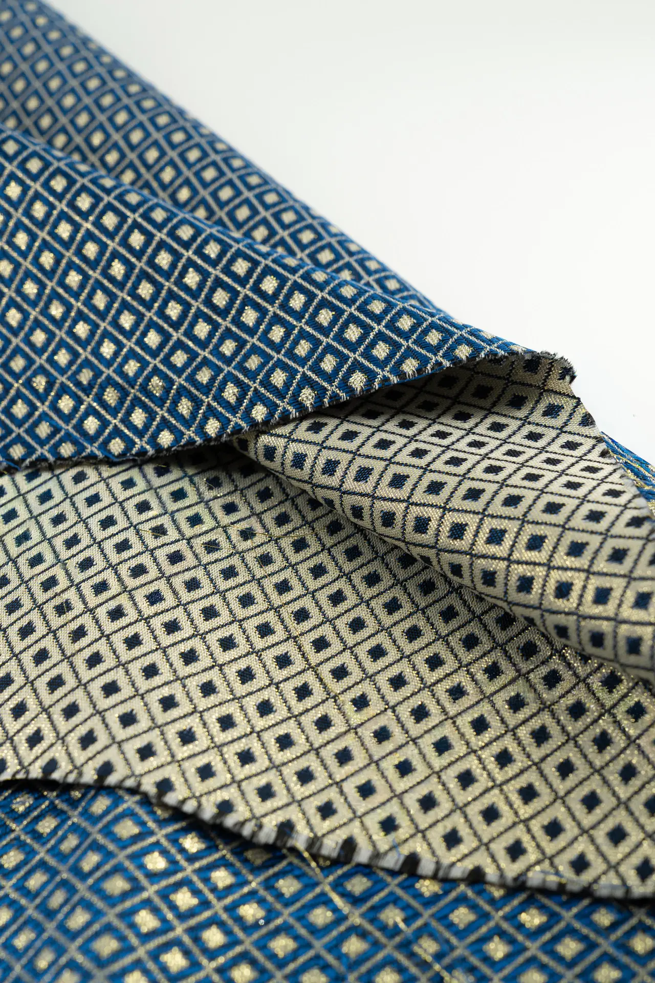 Lurex rombo azul - Image 3