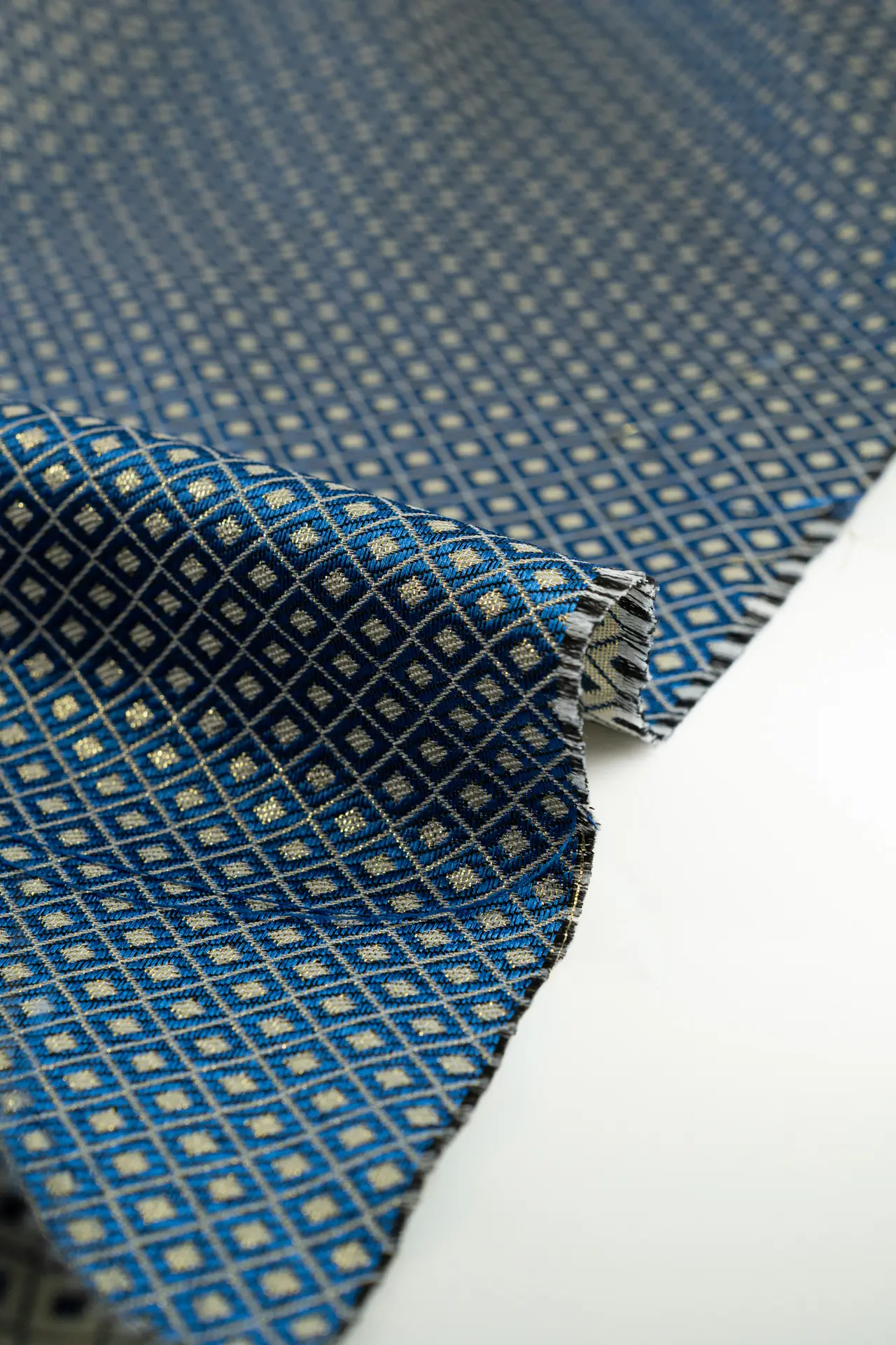Lurex rombo azul - Image 5