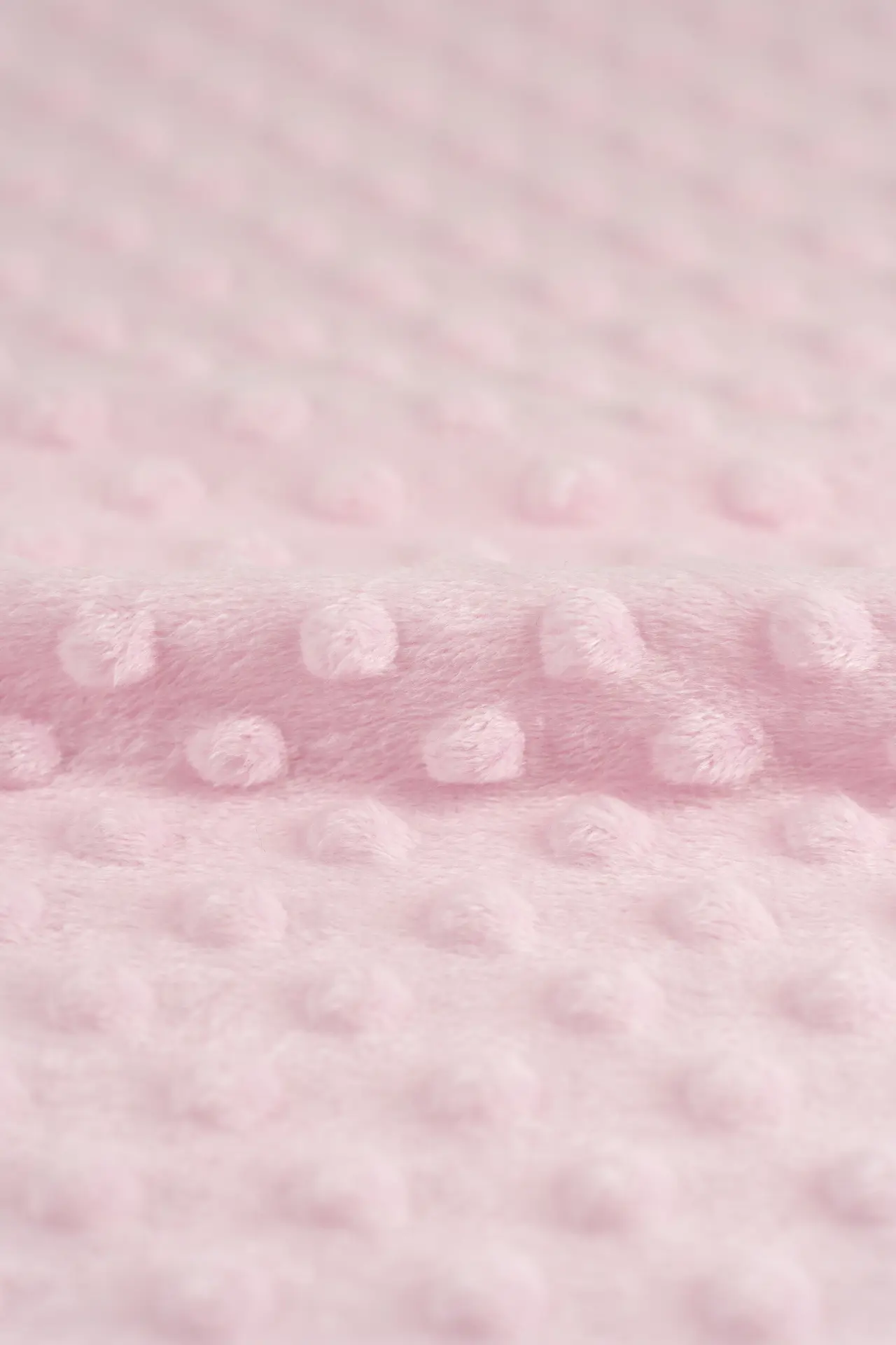 Minky rosa barely pink - Image 2
