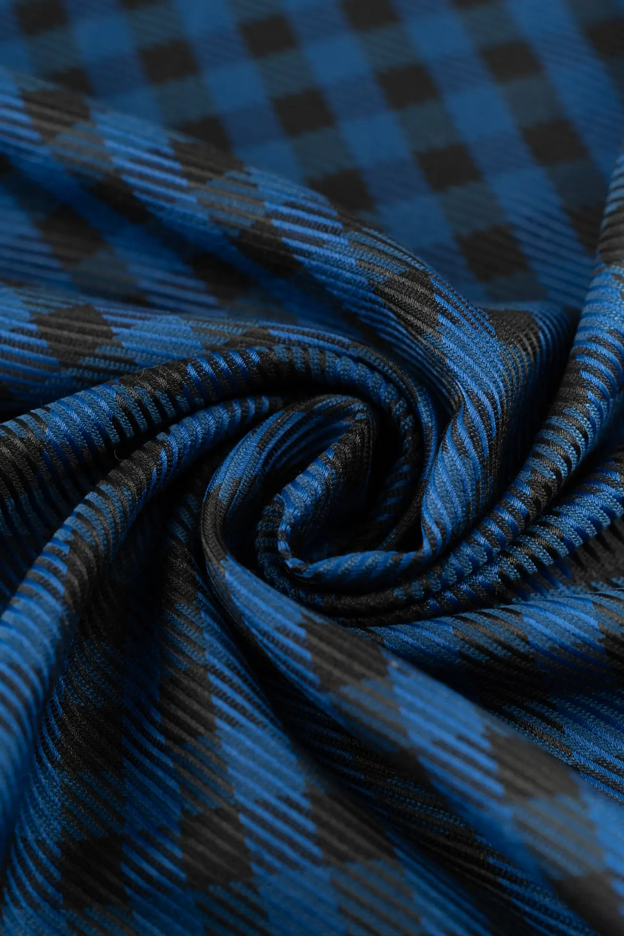 Paño vichy azul y negro - Image 4