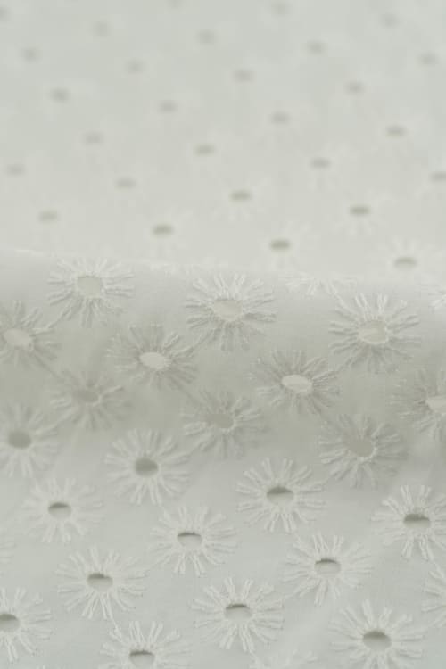 Perforado Algodón Blanco Bombay - Image 2