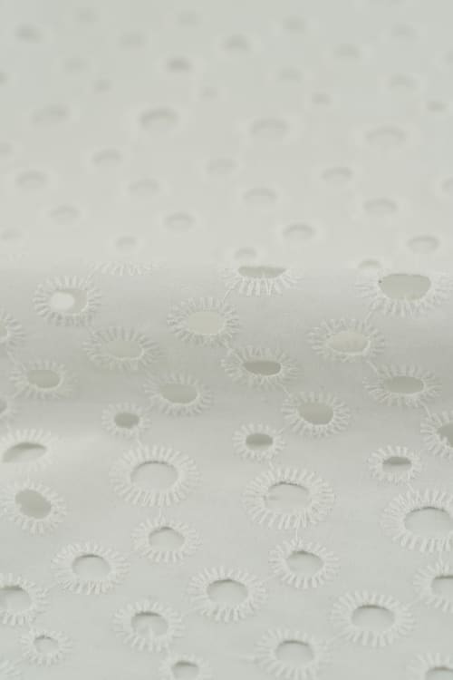 Perforado Algodón Blanco Jabalpur - Image 2