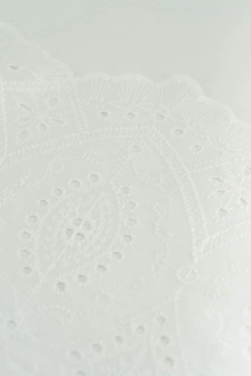 Perforado Algodón Blanco Jacaranda - Image 3