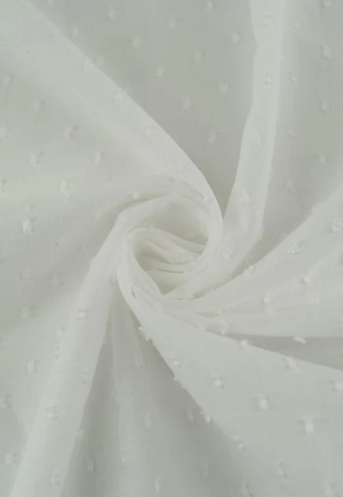 Plumeti algodón blanco - Image 3