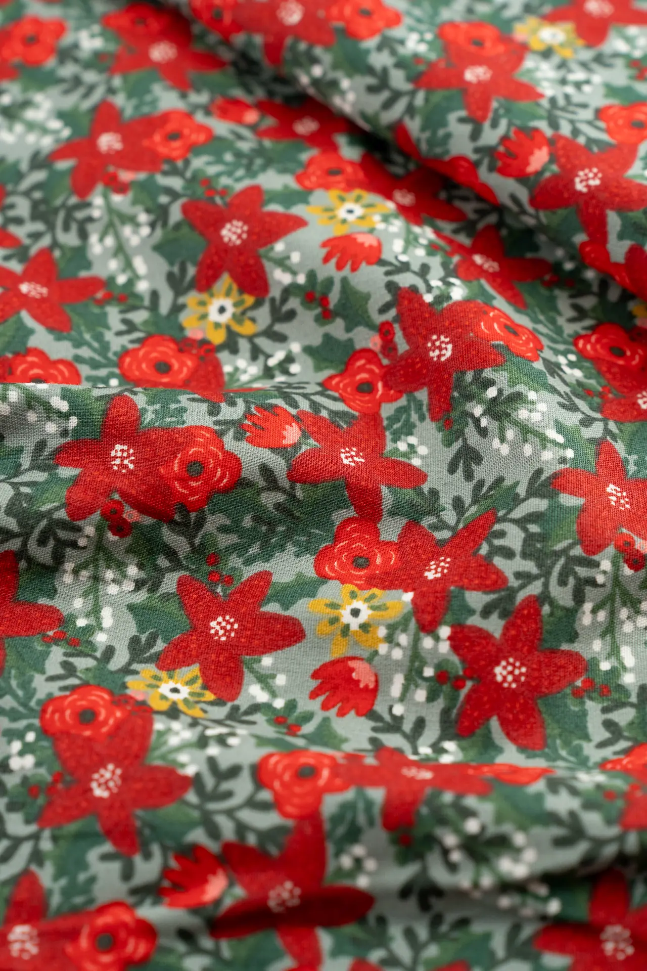 Popelin navidad flores - Image 4