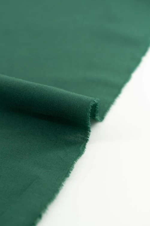 Popelín Liso Verde Oscuro - Image 3