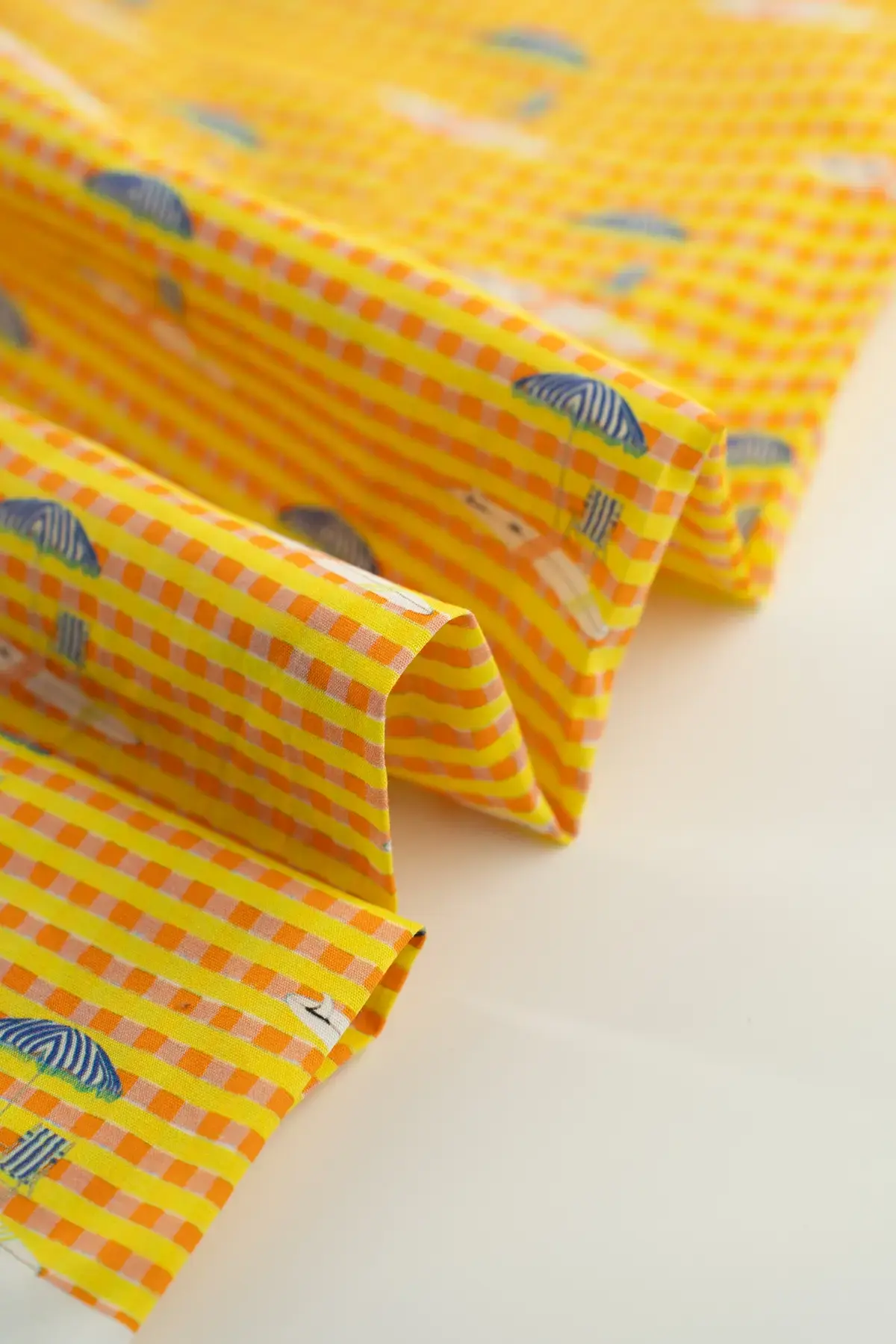 Popelin blazing yellow - Image 3