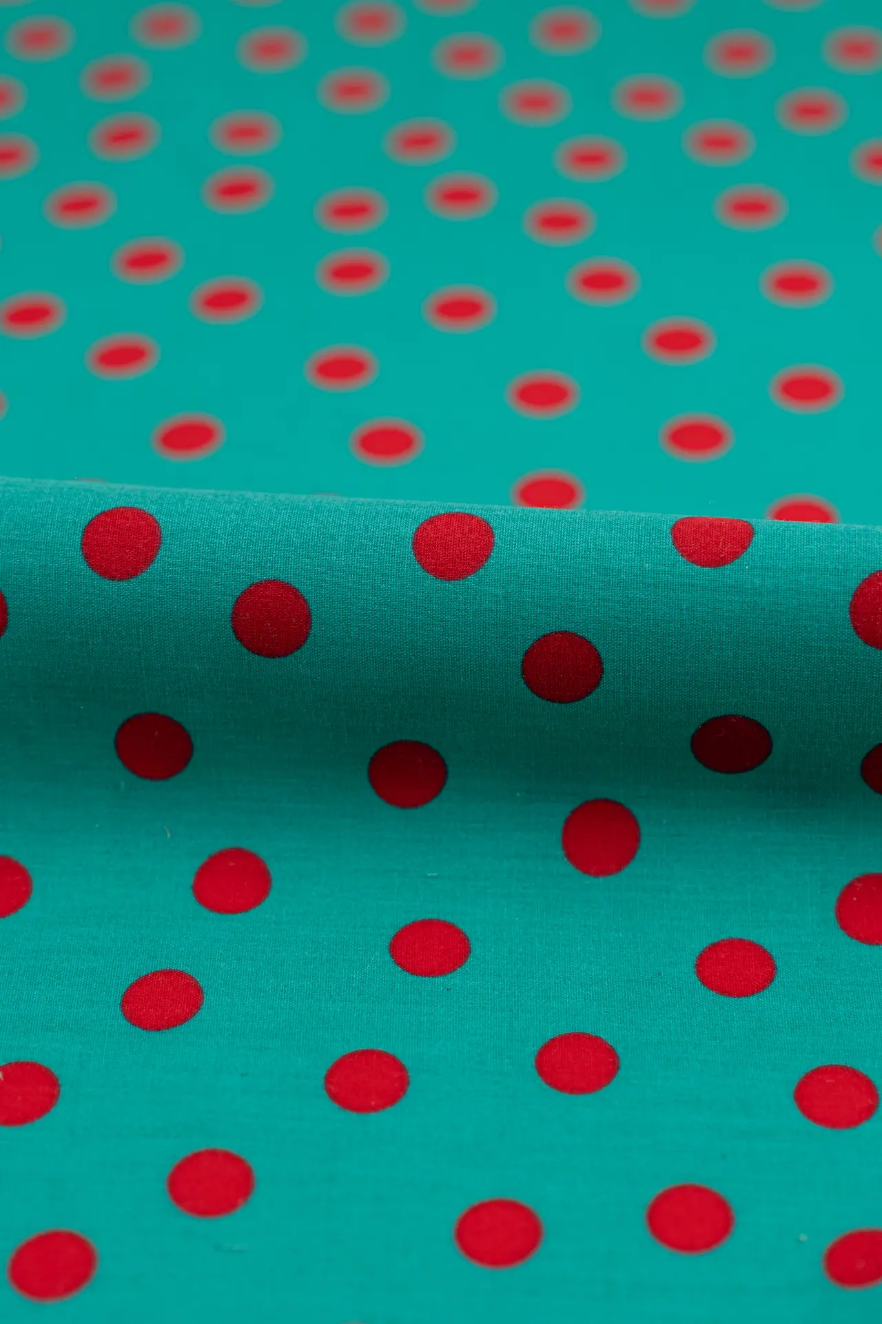 Popelin verde bright aqua - Image 2