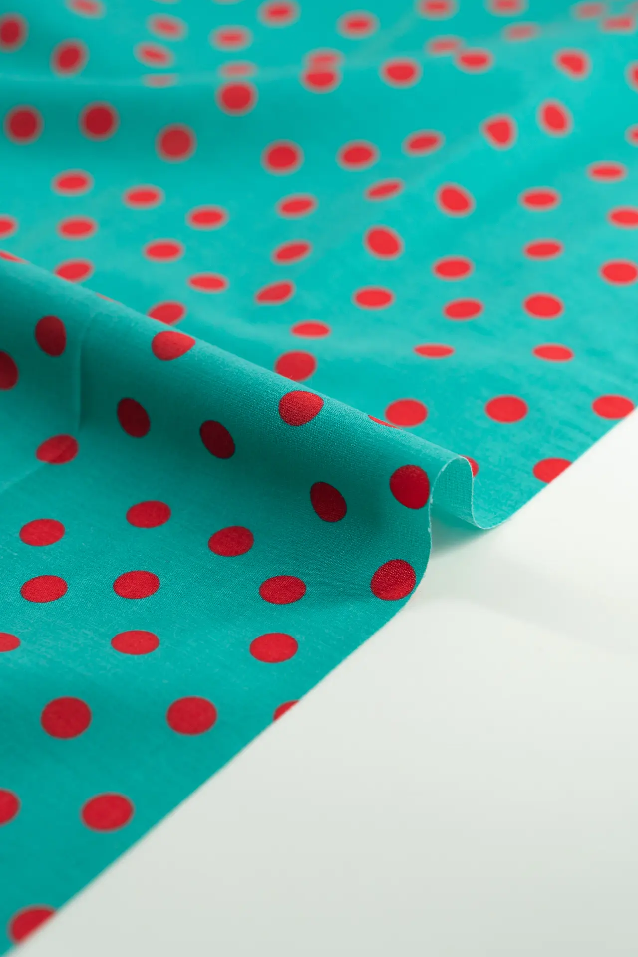Popelin verde bright aqua - Image 4