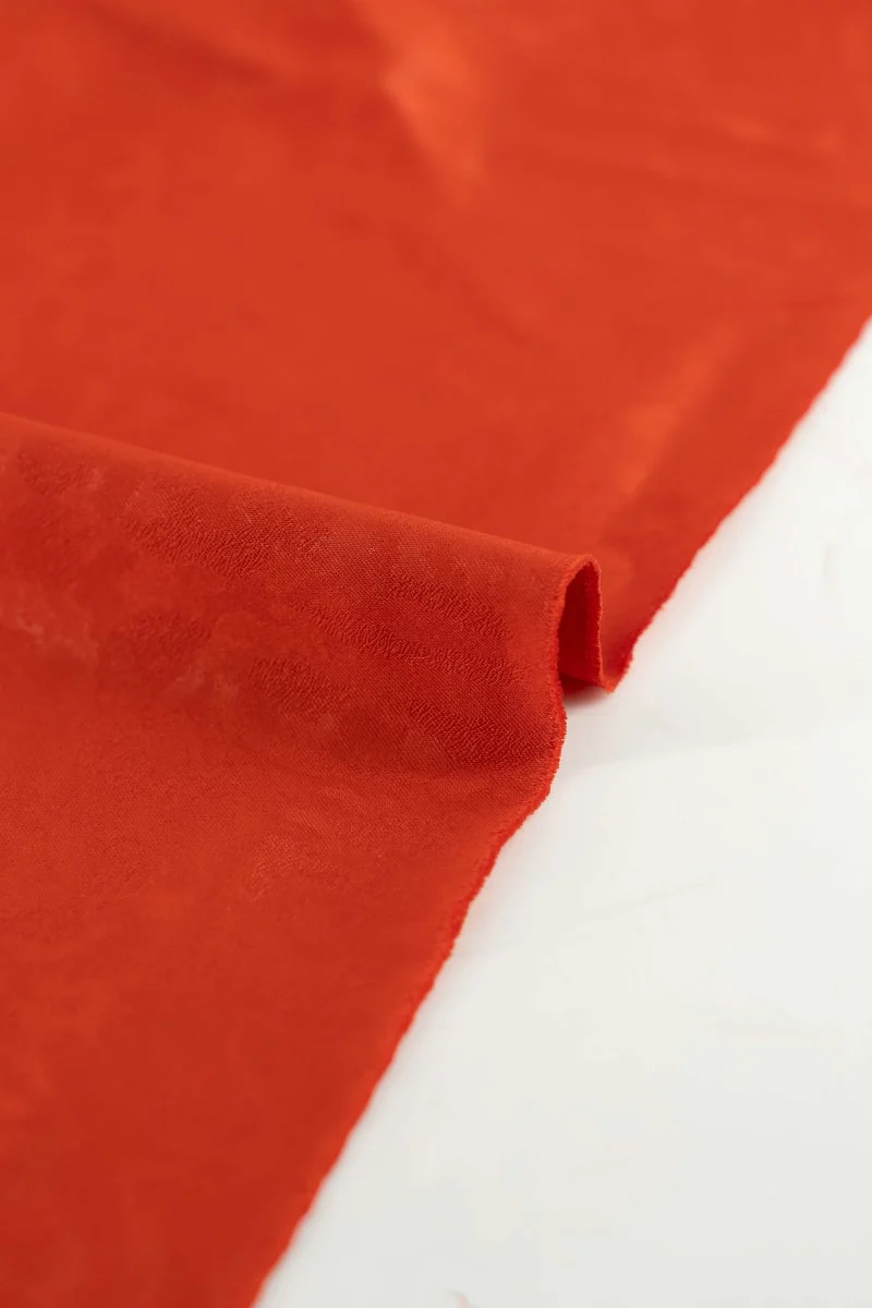 Raso abstracto rojo chili - Image 4