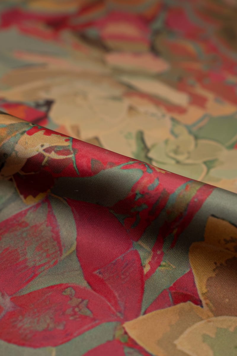 Raso floral rosa fucsia - Image 3