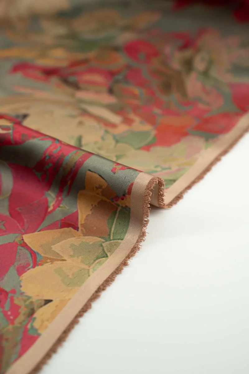 Raso floral rosa fucsia - Image 4