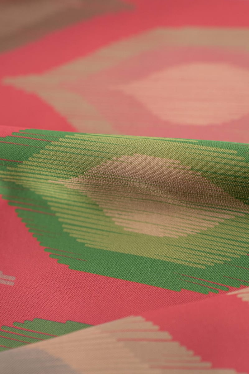 Raso geométrico rosa magenta - Image 2