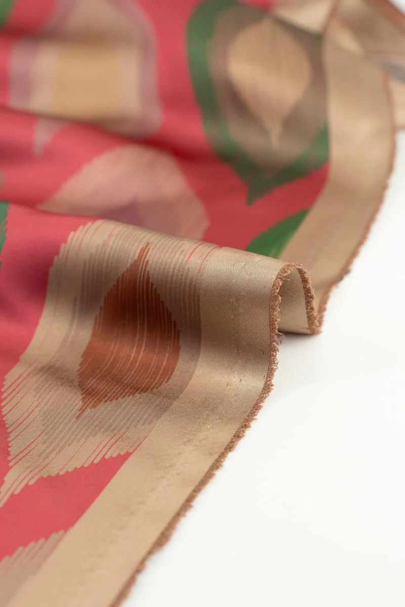 Raso geométrico rosa magenta - Image 4