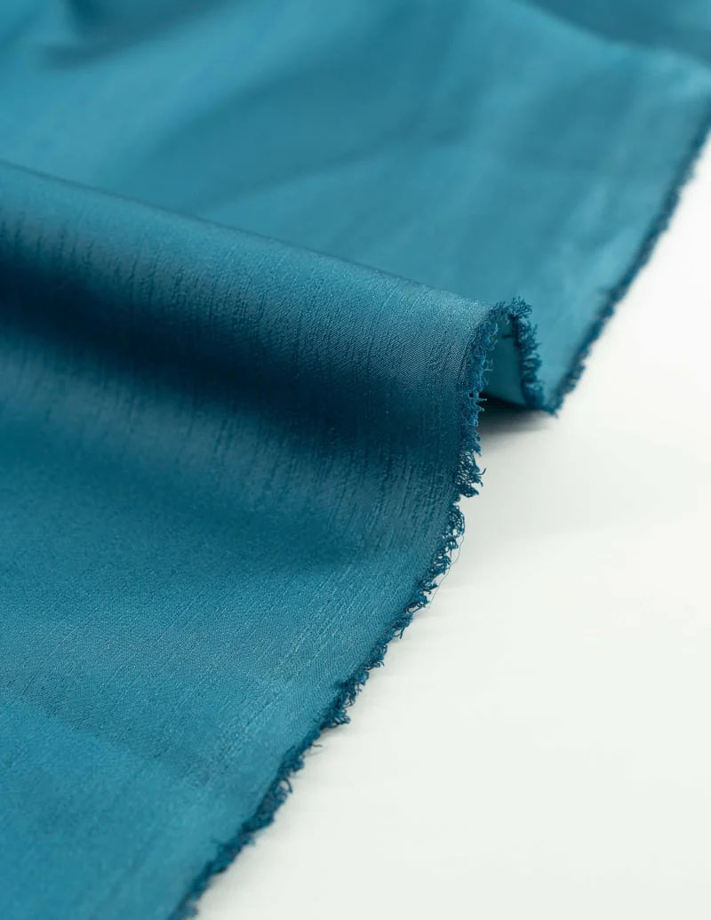 Raso mikado lineas azul océano - Image 4