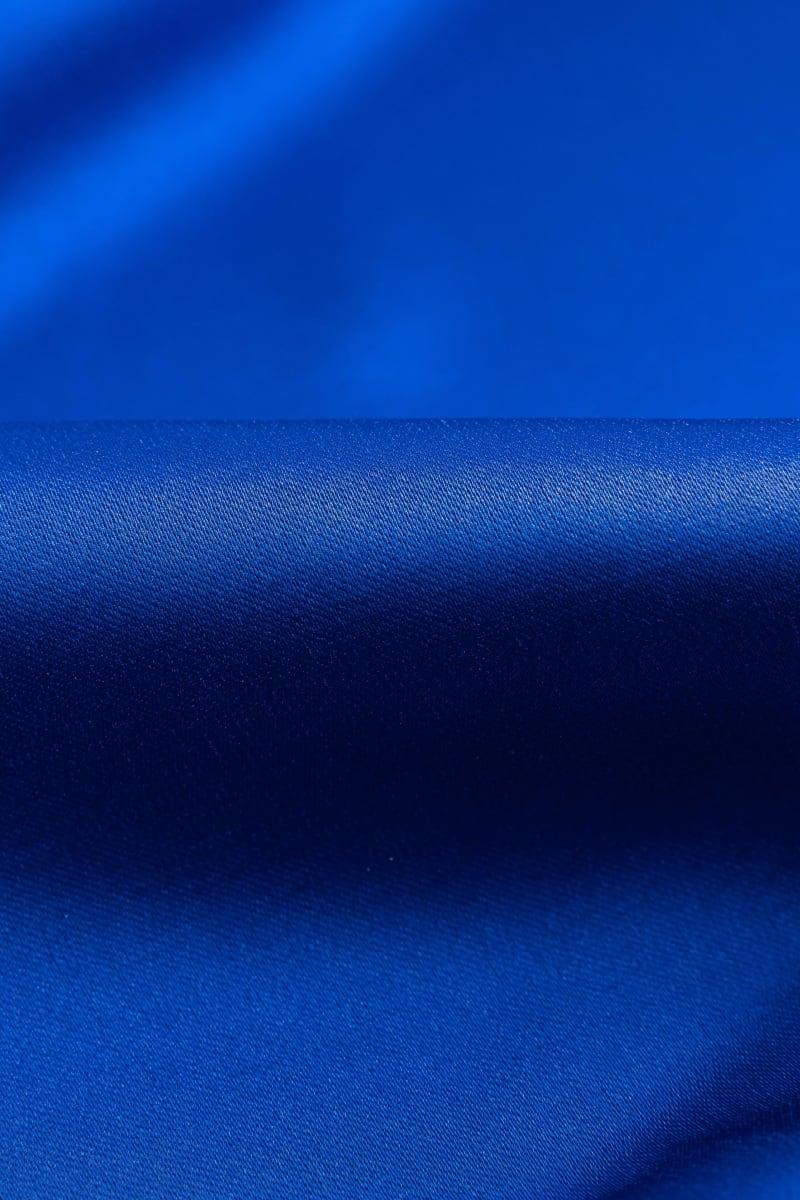 Raso mikado liso azul náutico - Image 2