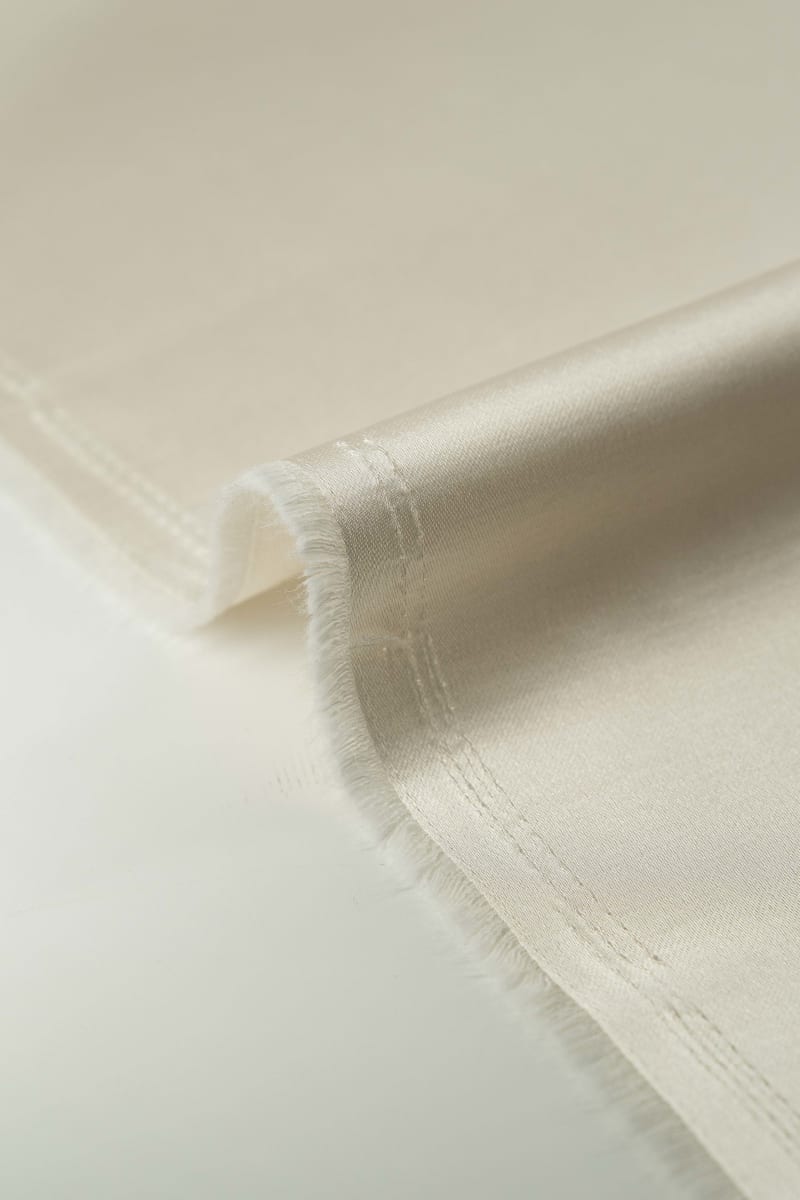 Raso mikado liso blanco puro - Image 3