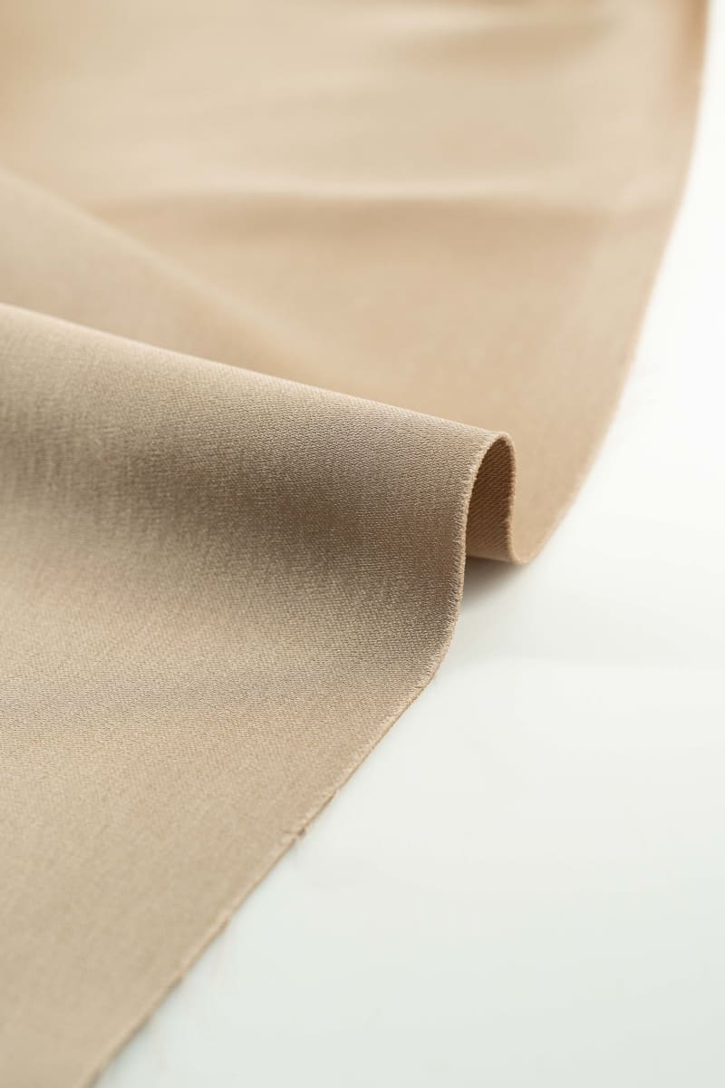 Raso mikado liso gris plateado - Image 3