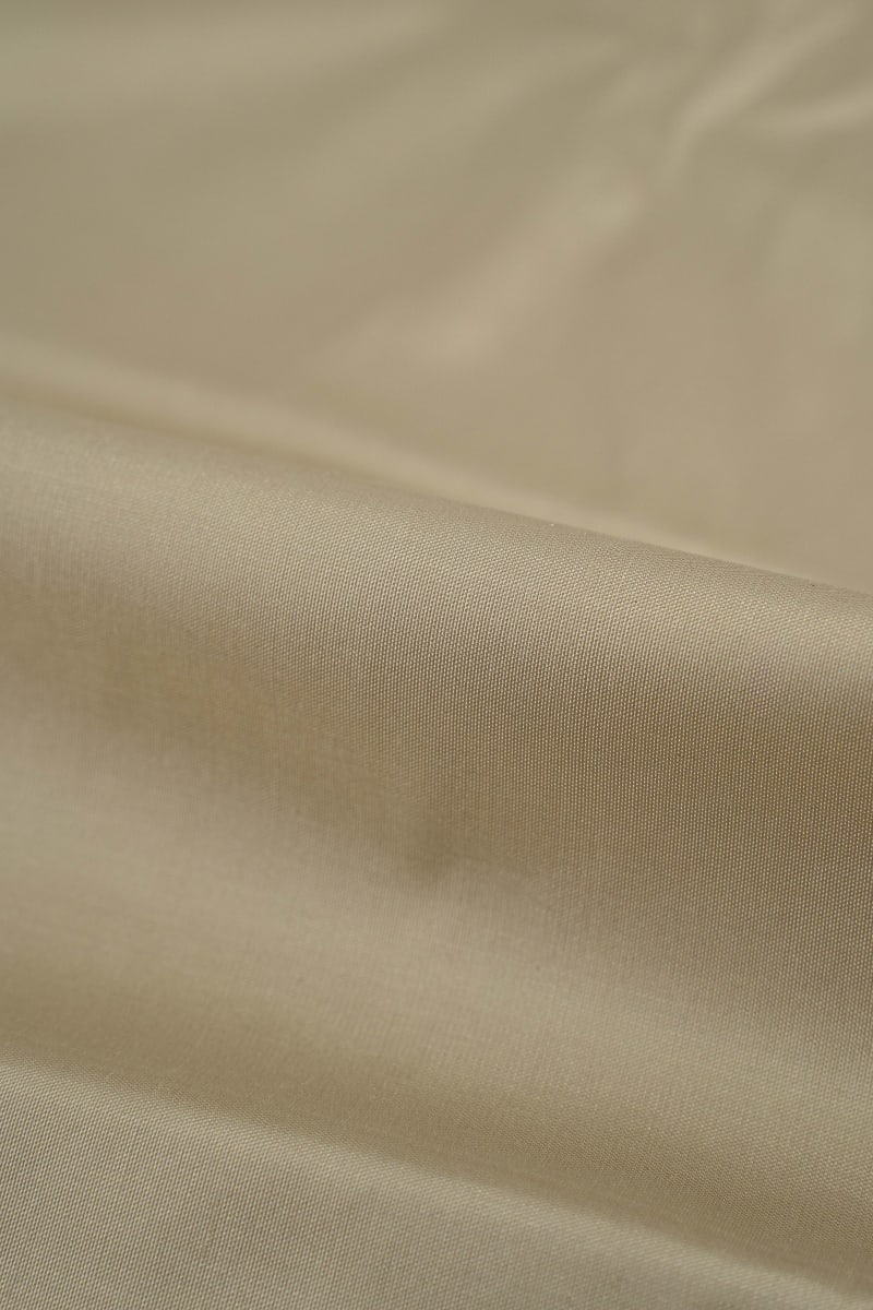 Seda 100% liso beige tostado - Image 2