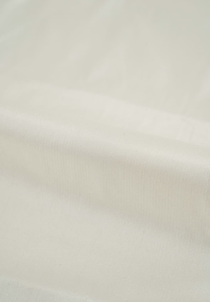 Seda 100% liso blanco roto - Image 2