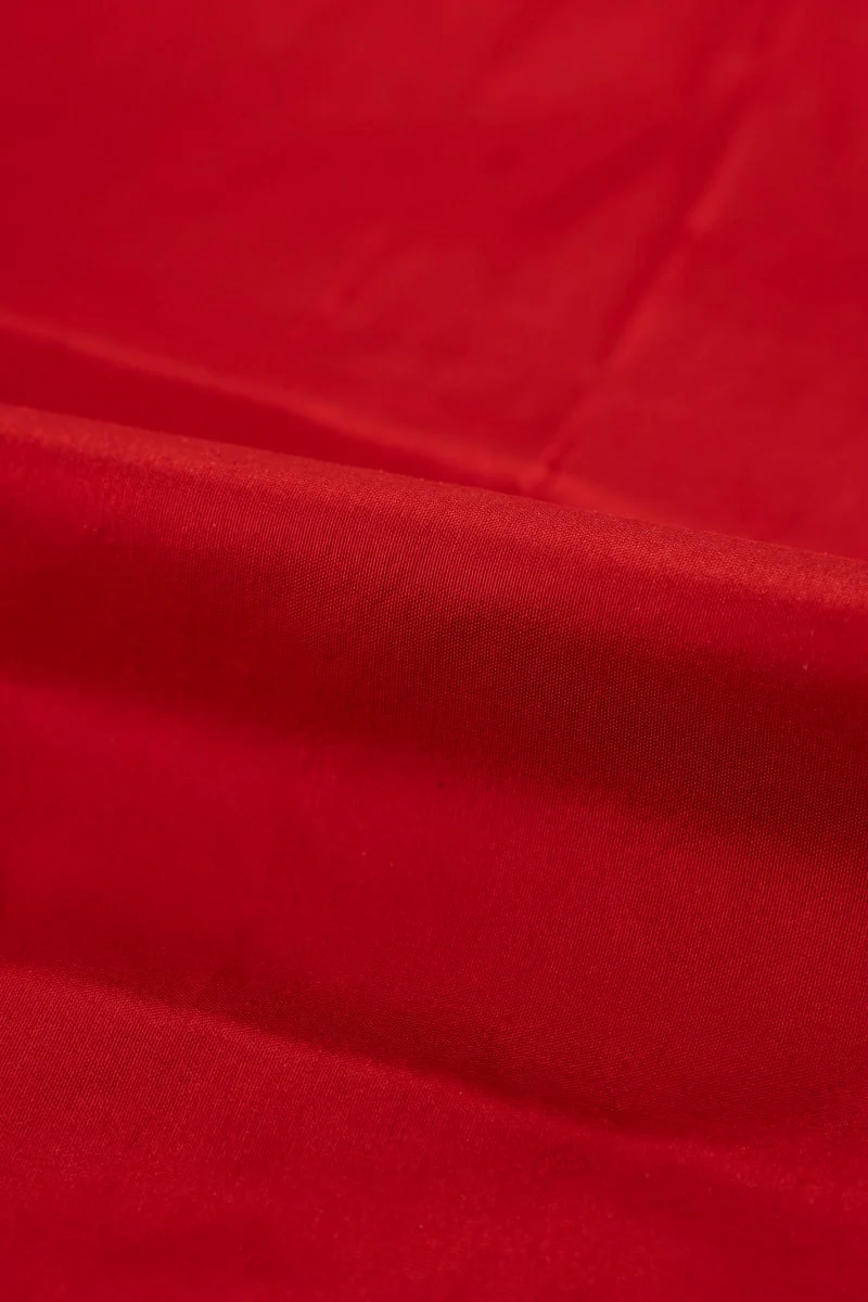 Seda 100% liso rojo teja - Image 2