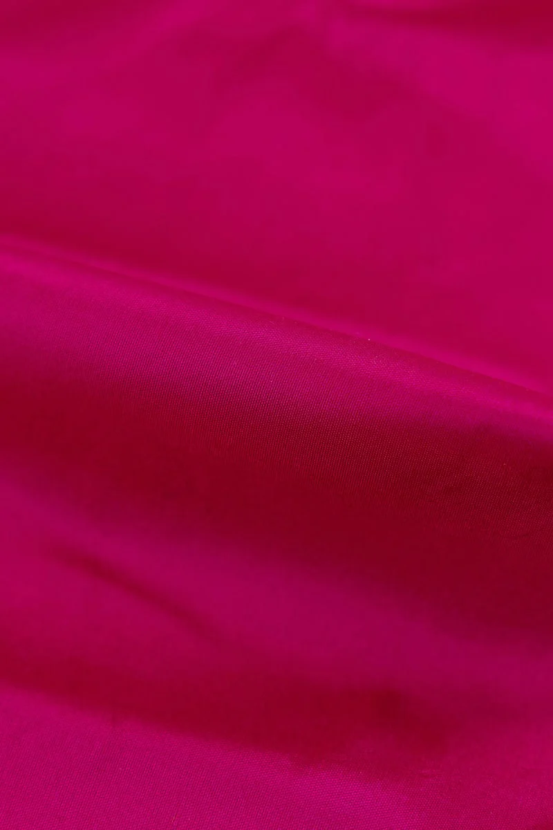 Seda 100% liso rosa frambuesa - Image 2