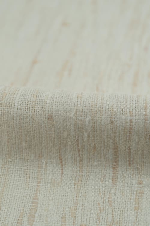 Seda natural blanco roto textura rústica - Image 3