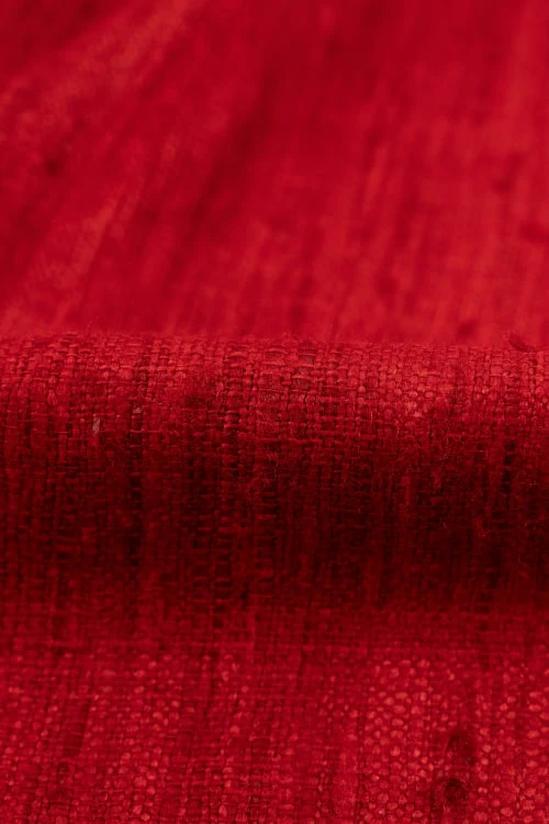 Seda natural rojo textura rústica - Image 3