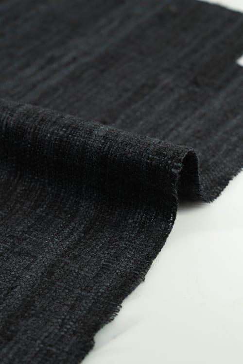 Seda natural negro caviar textura rústica - Image 4