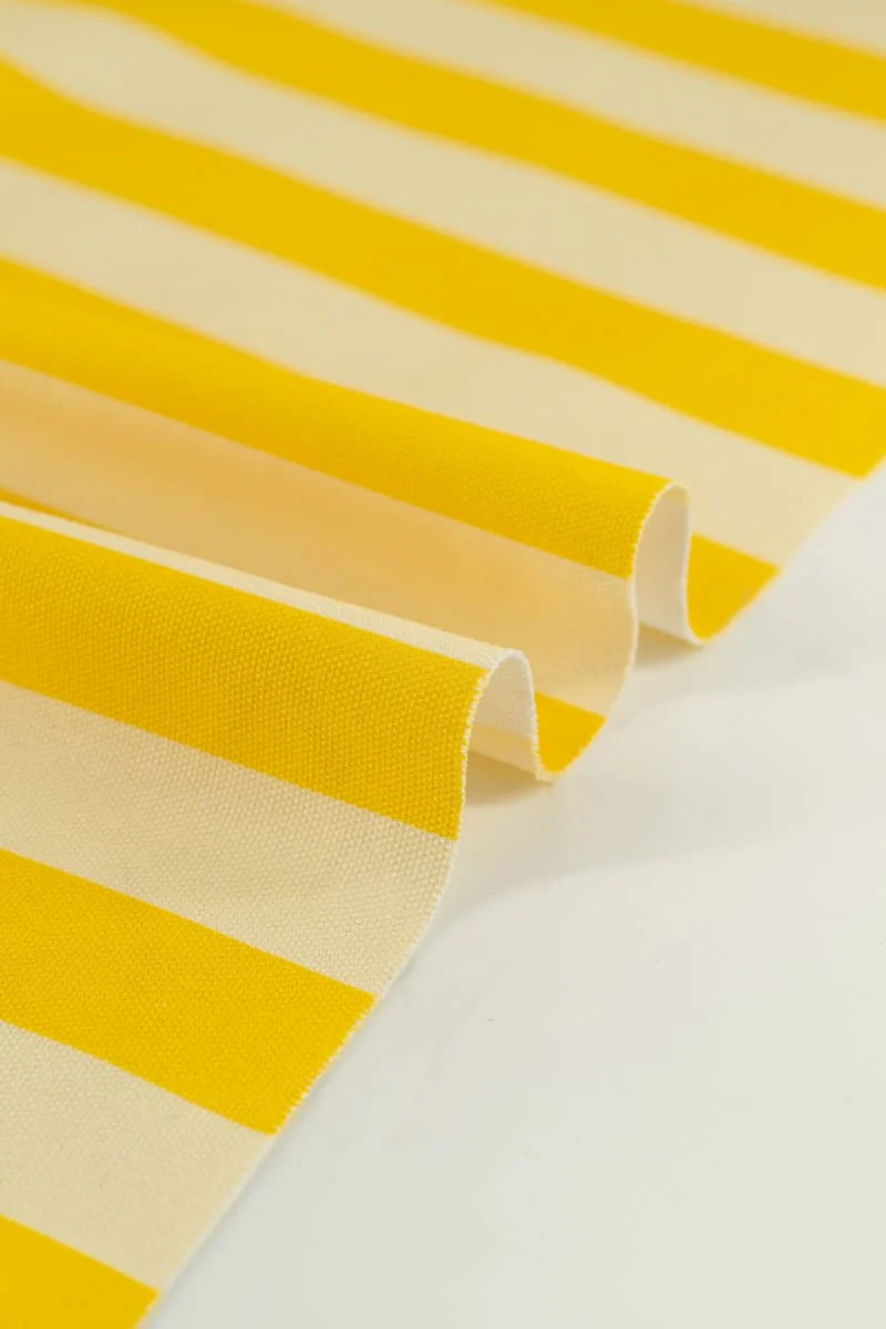 Semipanamá rayas amarillo y mantequilla - Image 3