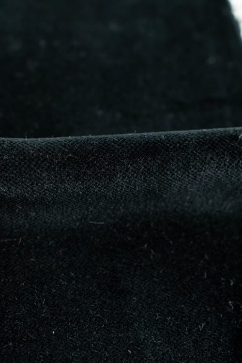Terciopelo algodón negro - Image 2