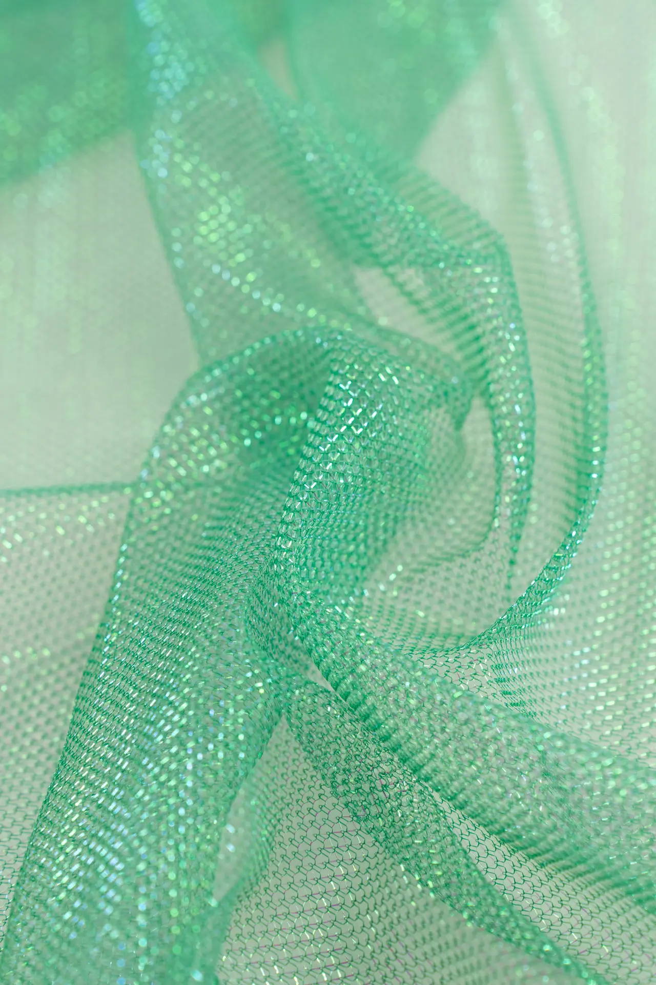 Tul bright green - Image 4