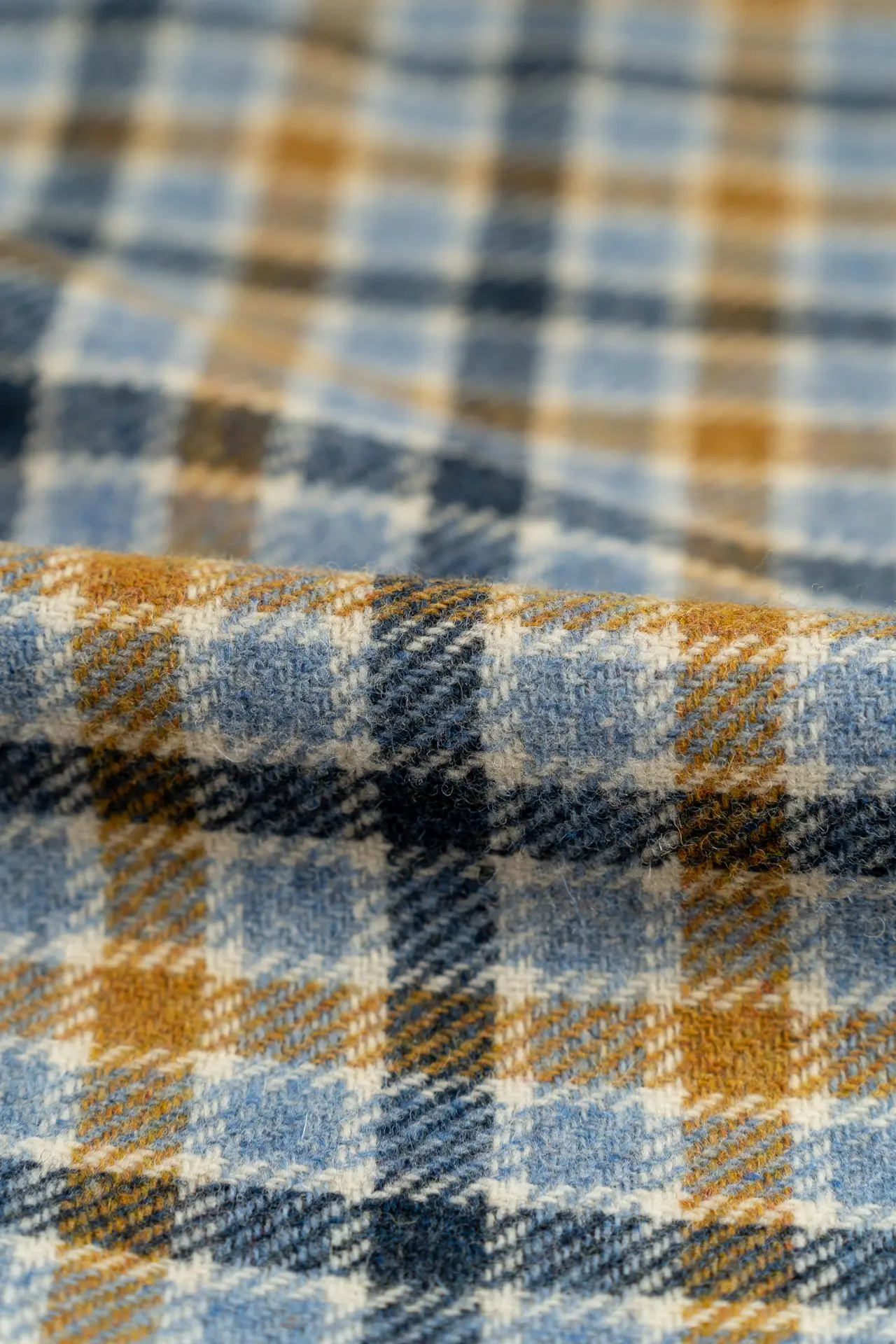 Tweed cuadros blue fog - Image 2