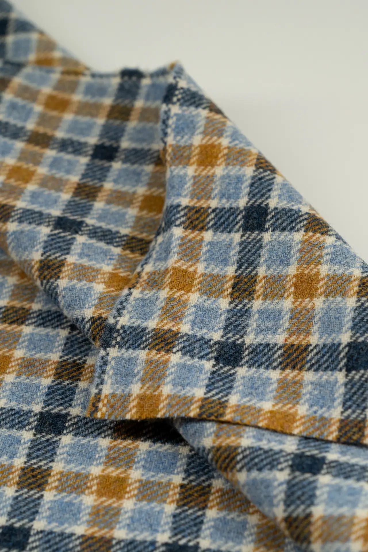 Tweed cuadros blue fog - Image 4