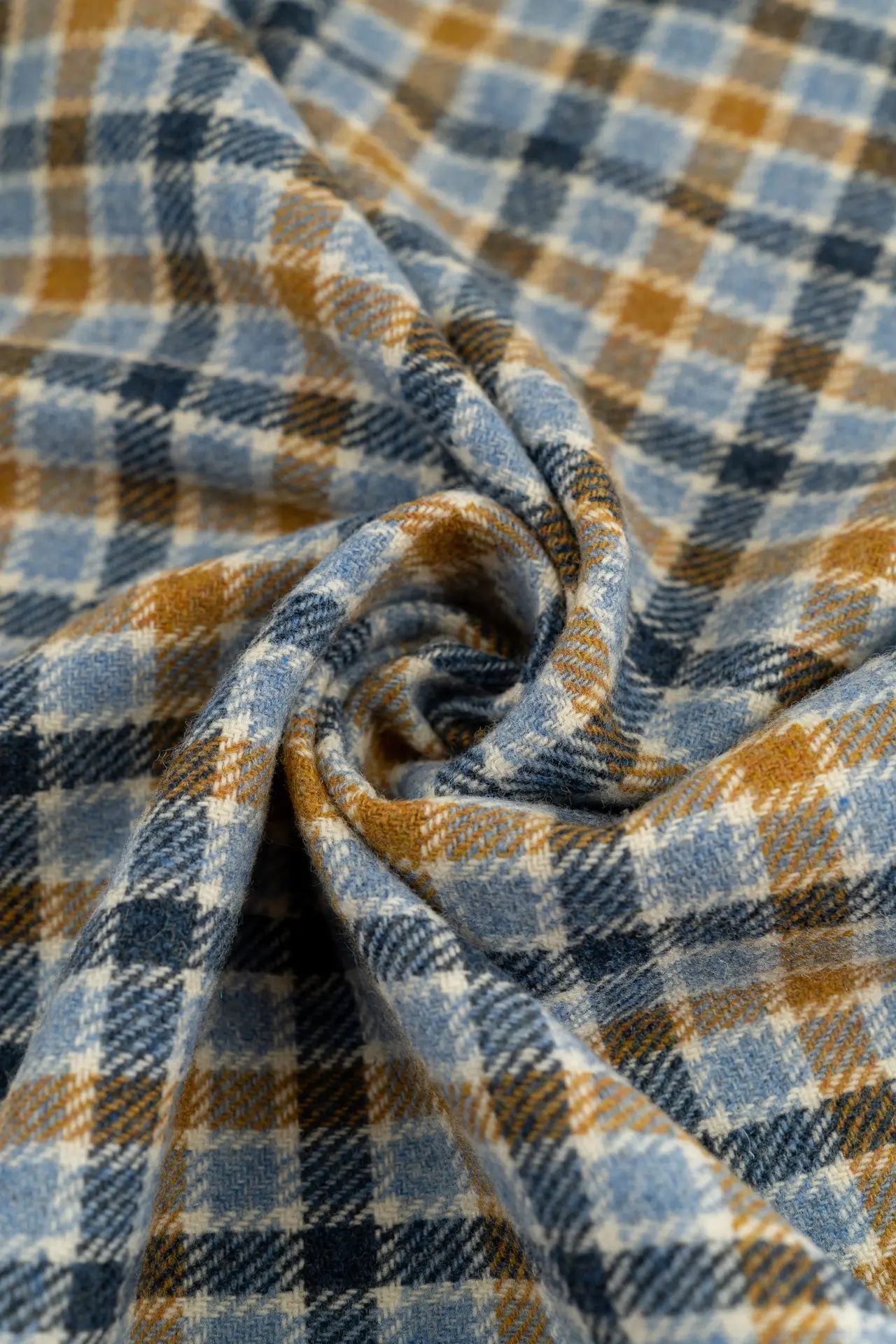 Tweed cuadros blue fog - Image 5