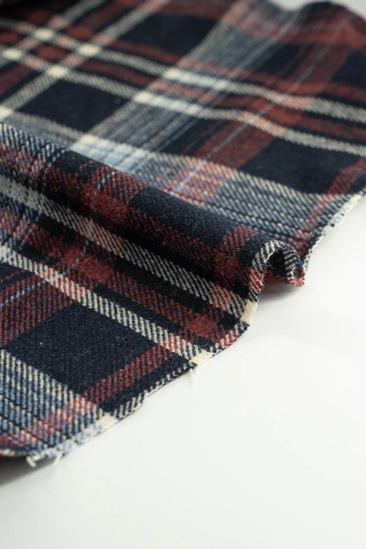 Tweed cuadros dark navy - Image 3