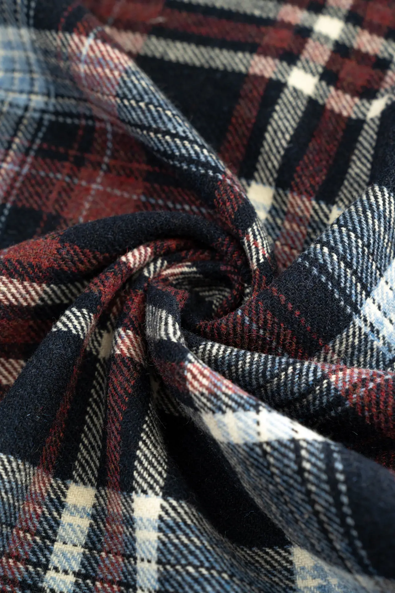 Tweed cuadros dark navy - Image 5
