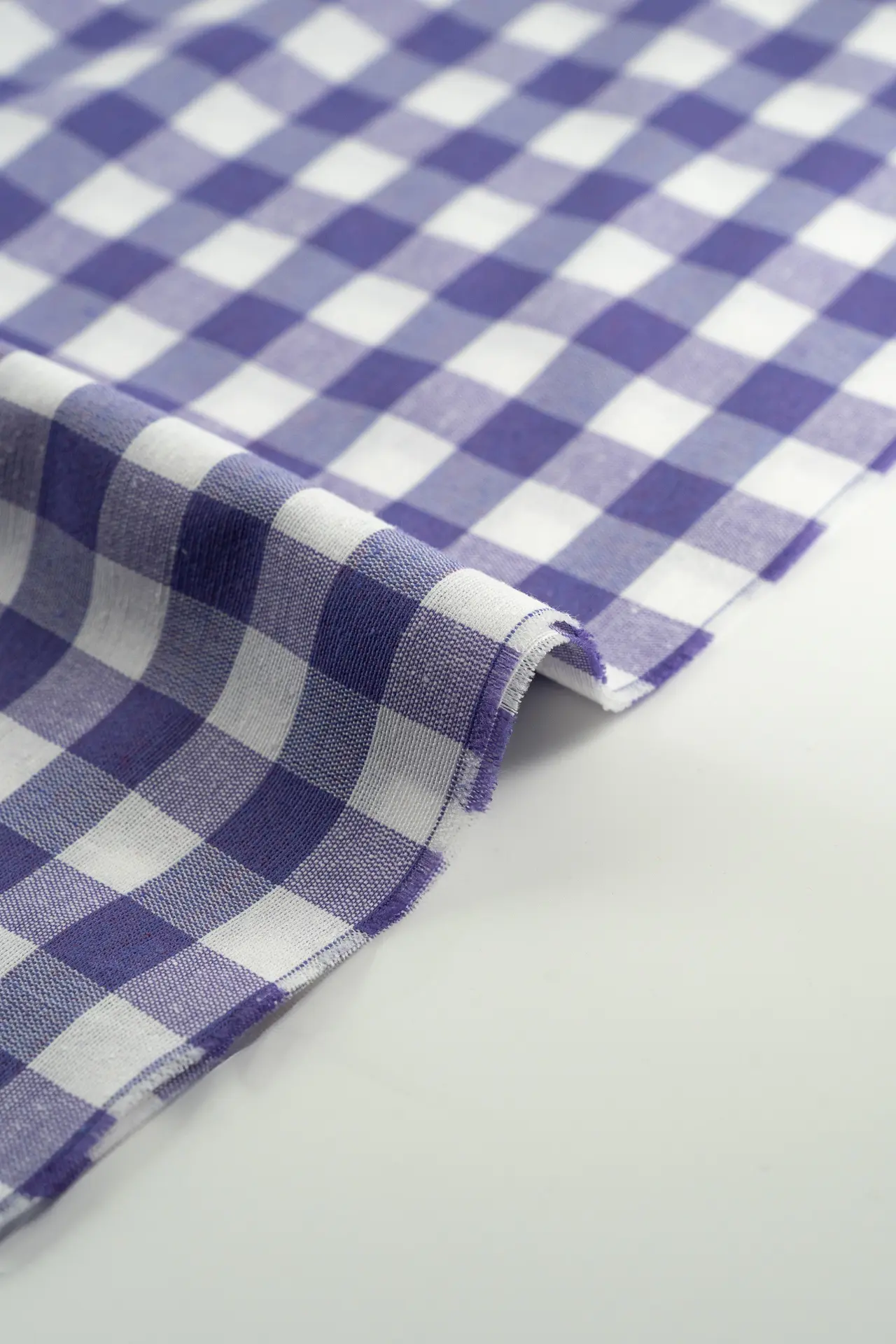 Vichy cortinas mediano malva - Image 3